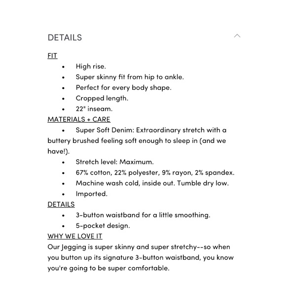 Torrid Crop Jegging 16 Short NWT - Picture 4 of 5